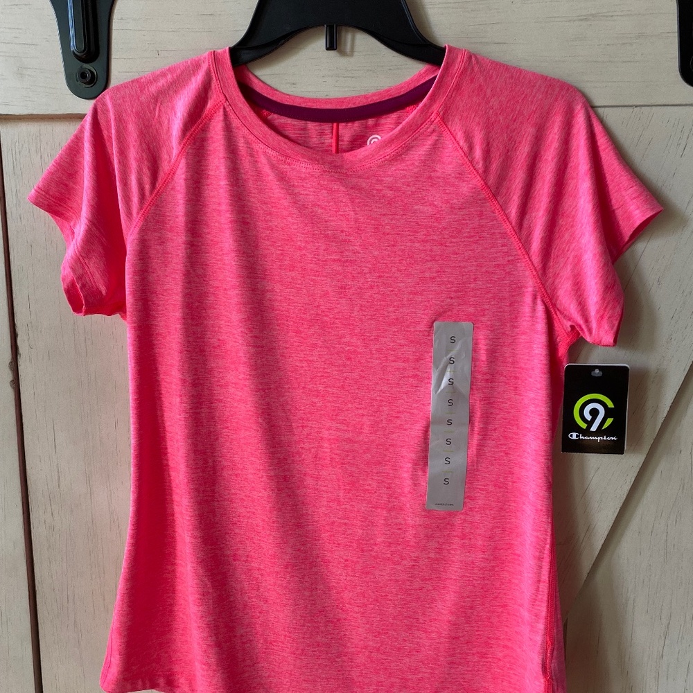 SM Champion Hot Pink Stretch Tee